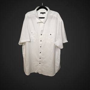 Snrgy White Button Down 3XL